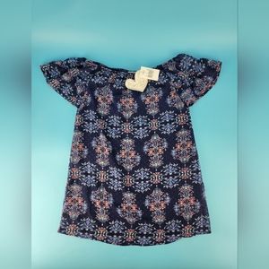 Lots Of Love By Speechless Junior Women Size XS Blue Off Shoulder Dress New